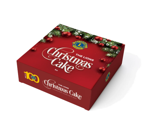 Lions Xmas Cake - 1 kg